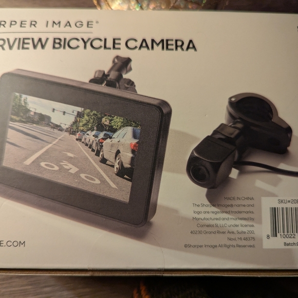 Sharper Image Bicycle Camera Rear View - Picture 2 of 4